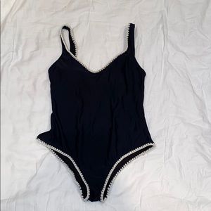 Stylish low back full piece swimsuit!!